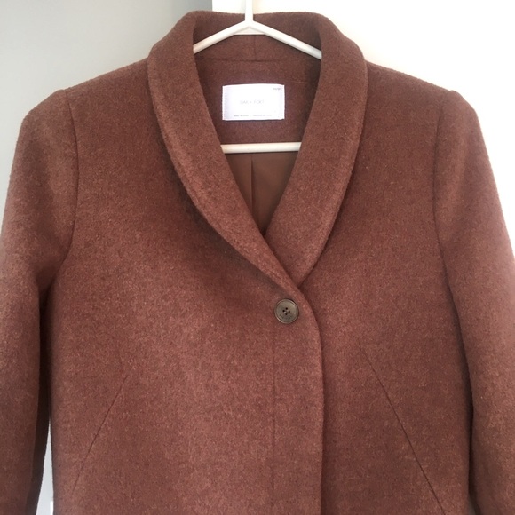 OAK+FORT Rust Cocoon Coat - Picture 2 of 10